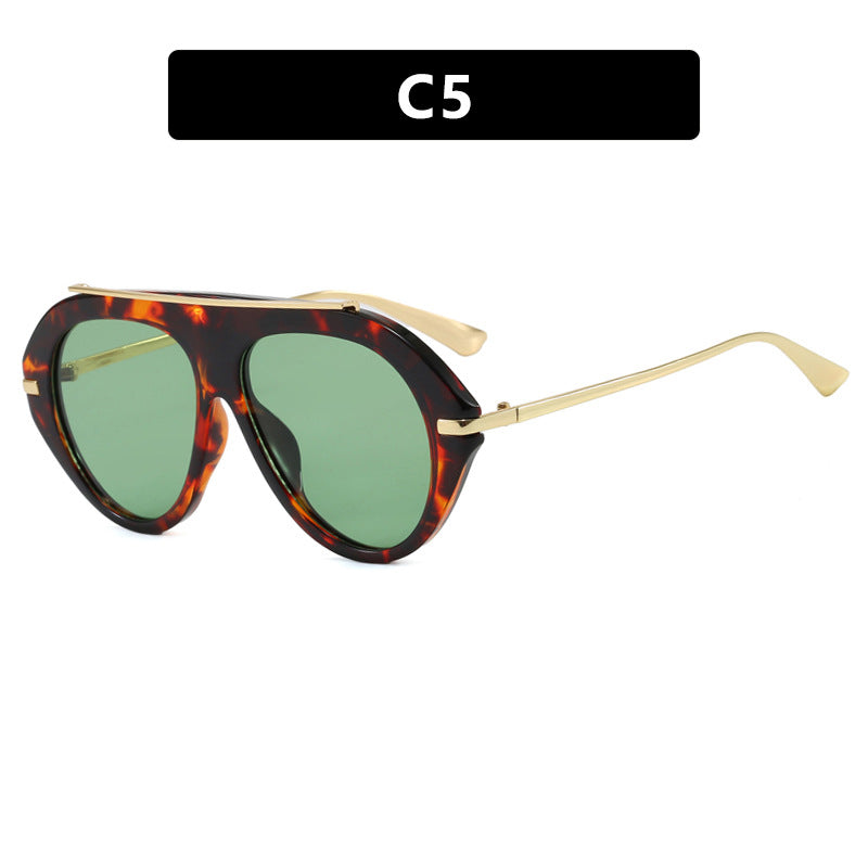 Dame solbrille i elegant heksagon-design Luvikno