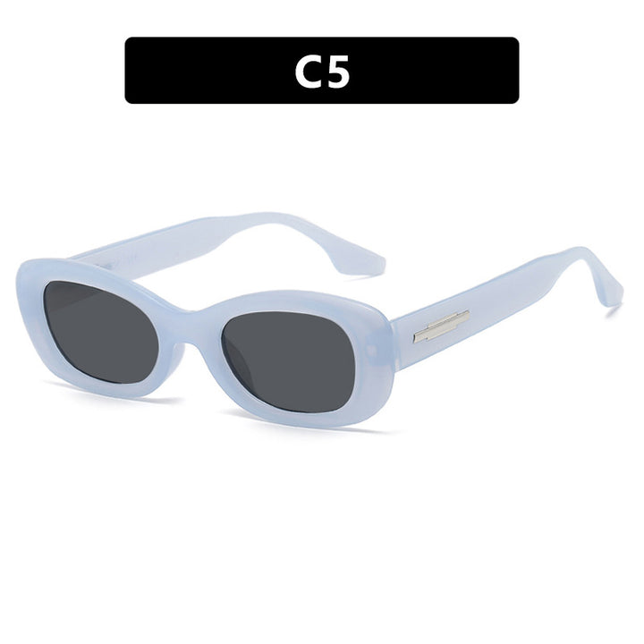 Dame moteriktig solbrille i trendy retro-stil med UV-beskyttelse Luvikno
