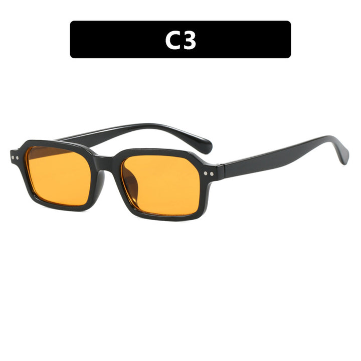 Dame moterik quadratisk solbrille i urban design Luvikno
