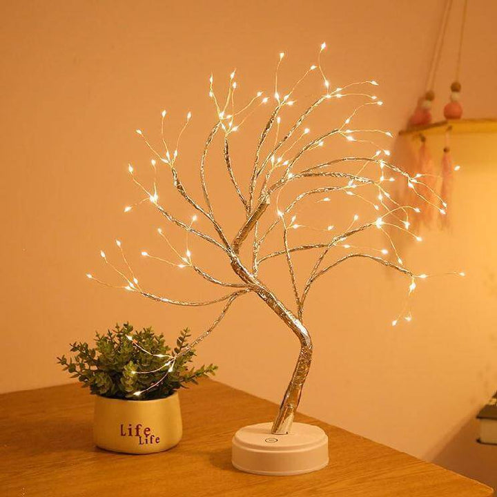 LED Bordlampe med Fargerike Tre Lys Luvikno