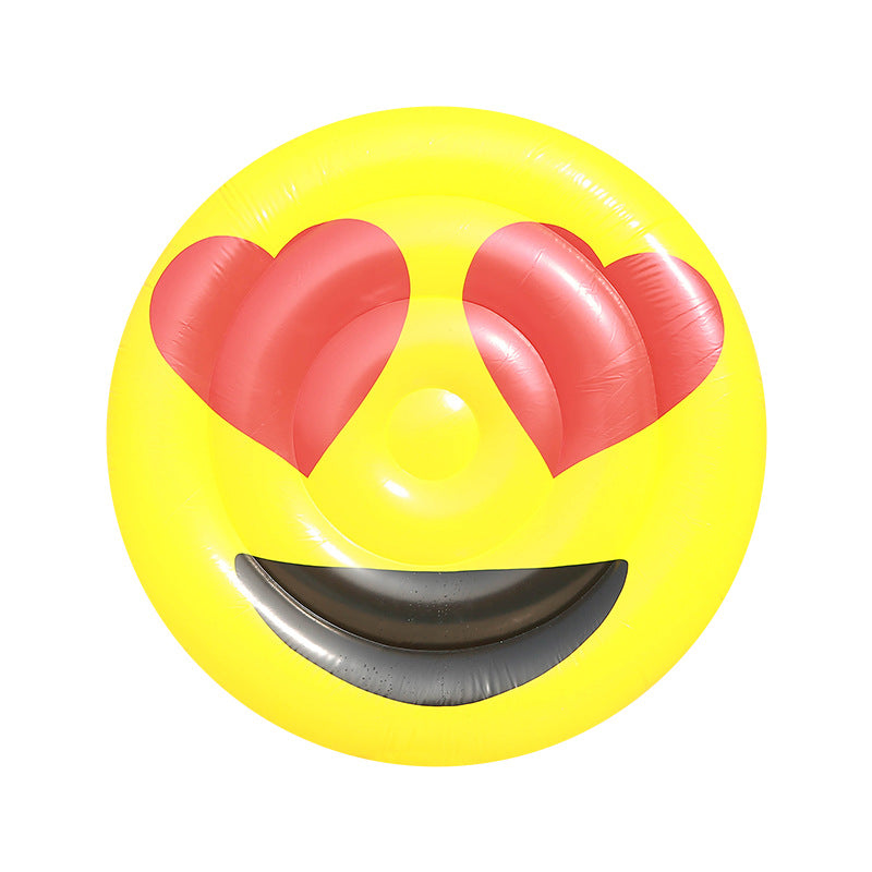 Dames Oppustbar Emoji Svømme Ring Luvikno