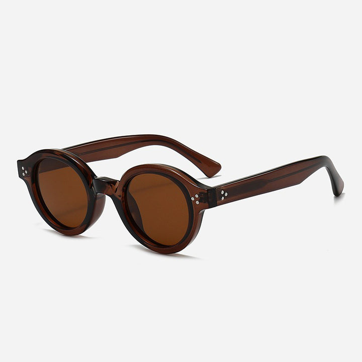 Damer Modisk Rund-solbrille med stilige detaljer Luvikno