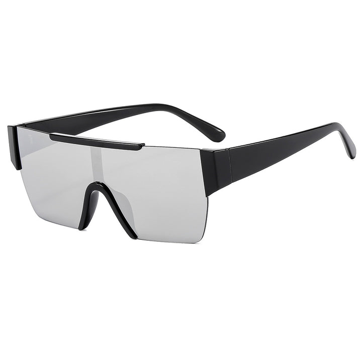 Dame trendy oversized solbriller i futuristisk design Luvikno