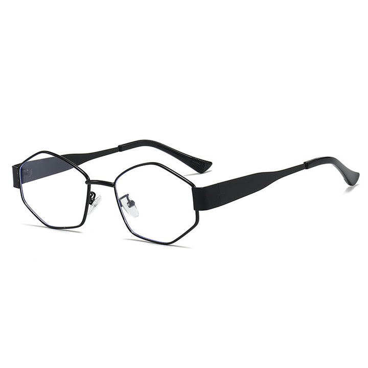 Dame moteriktig solbrille i elegant sekskant-design Luvikno