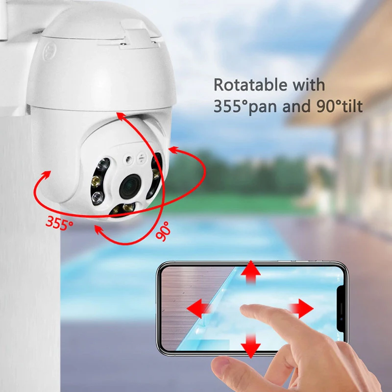 SmartCam Set 4X – Komplett Trådløst Sikkerhetskamera Sett | Luvikno