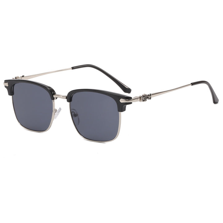 Dame Designer-solbrille med edel ramme Luvikno