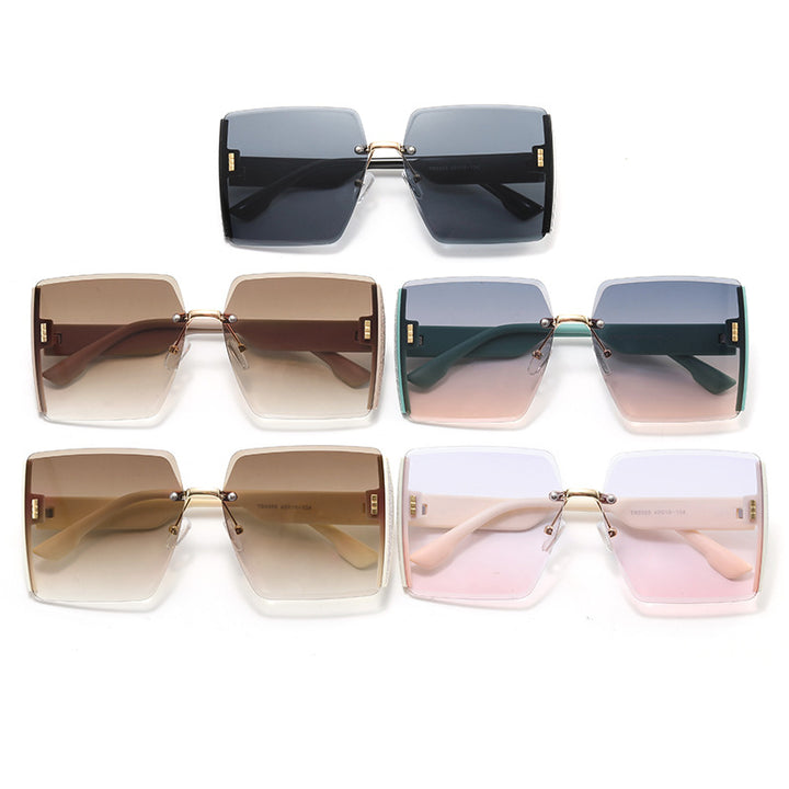 Dame Oversized Glamour Solbrille Luvikno