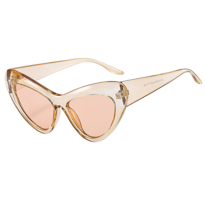 Dame Cat-Eye solbrille i markant design Luvikno