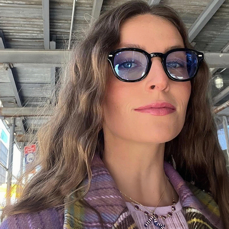 Dame Designer-solbrille i stilfull retro-look Luvikno