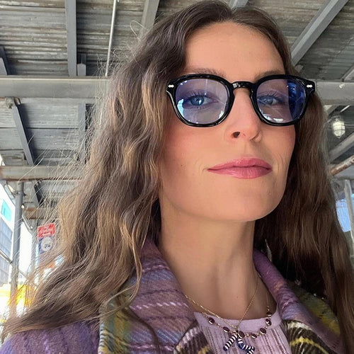 Dame Designer-solbrille i stilfull retro-look Luvikno