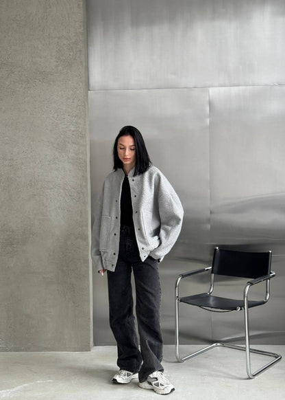 Luvik | Ylisuurikokoinen fleece-napitakki