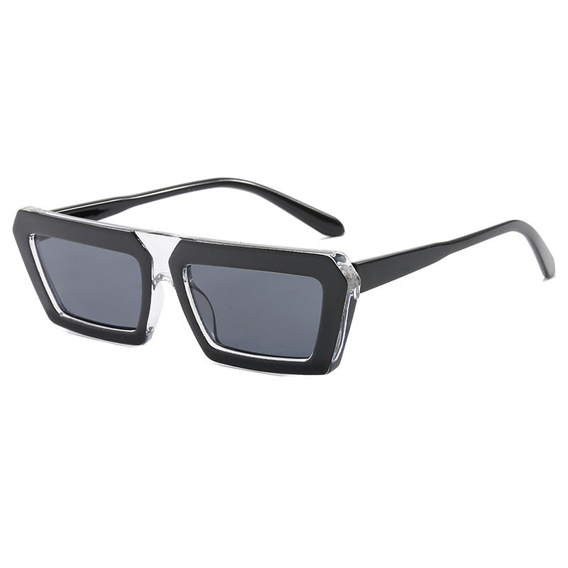 Dame fashion solbrille med markant firkantet ramme og polarisert glass Luvikno