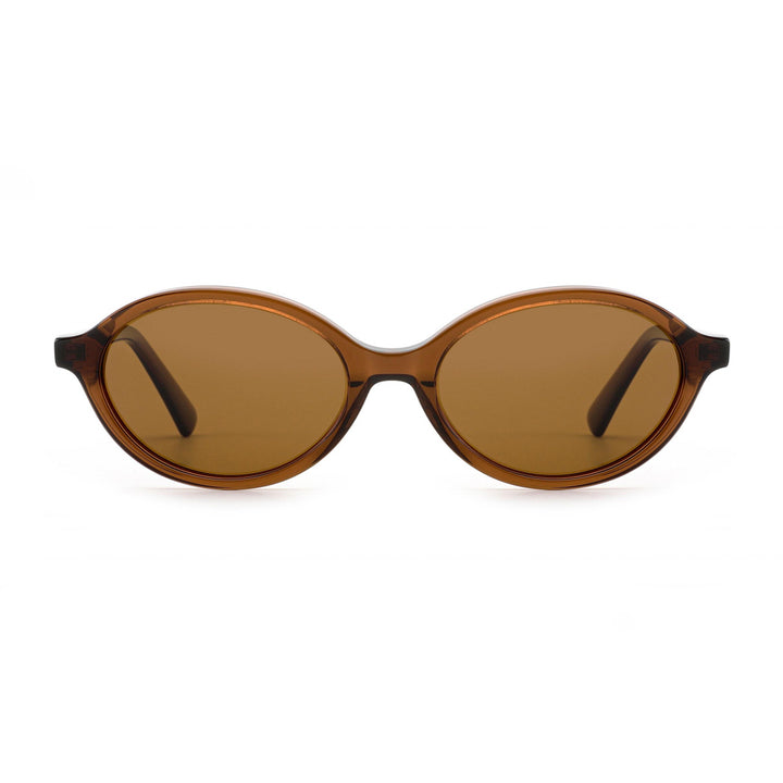 Dame solbrille i elegant, strukturert design med polarisert glass Luvikno