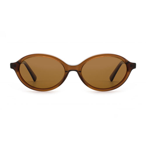 Dame solbrille i elegant, strukturert design med polarisert glass Luvikno