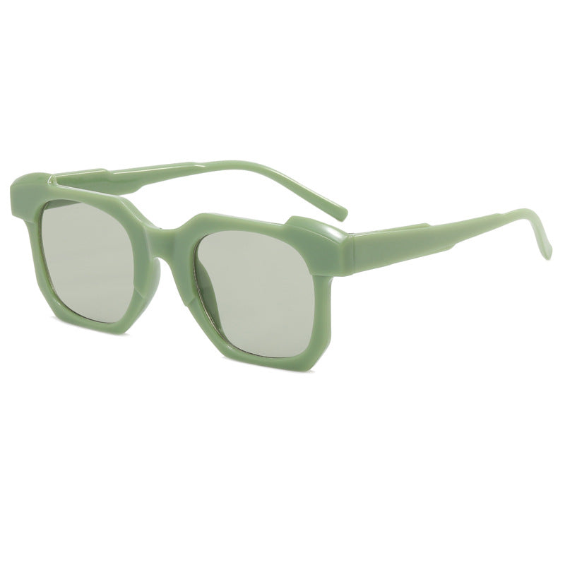 Dame moteriktig solbrille i innovativt heksagon-design Luvikno
