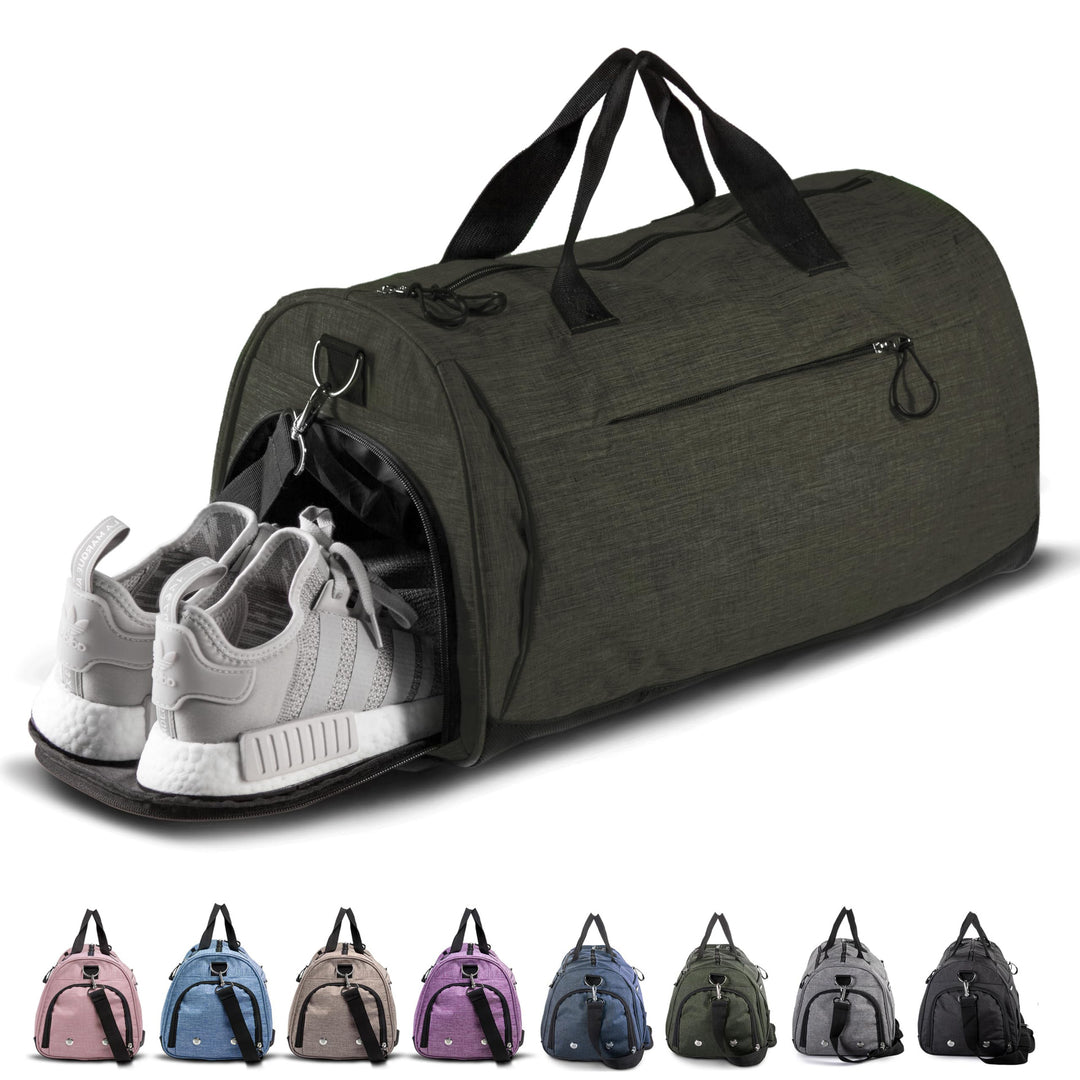 Dame sport bag med separat sko rom Luvikno