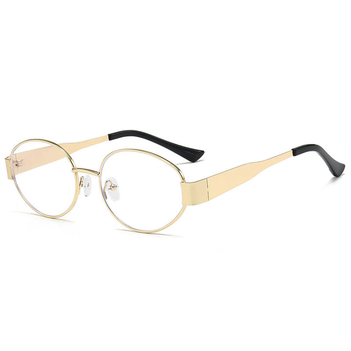 Dame Vintage solbrille i ovalt design Luvikno