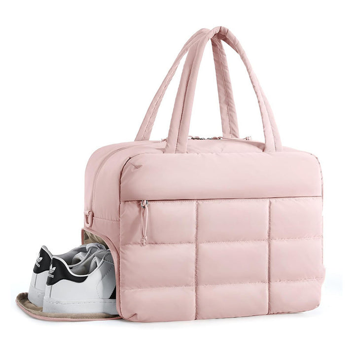 Kvinnes sportsbag med spesialsko rom Luvikno