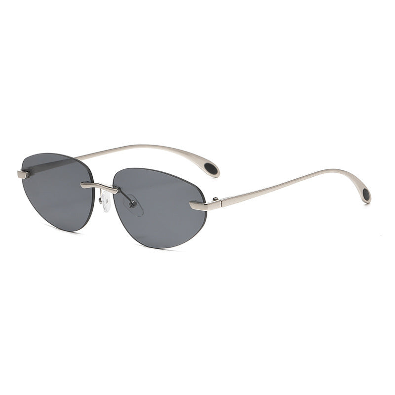 Dame Cat-Eye solbriller med unikt design Luvikno