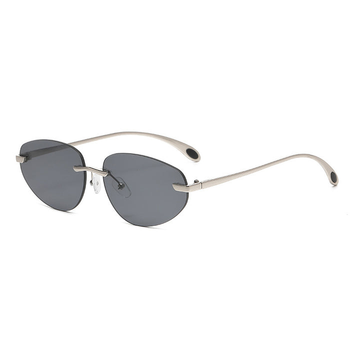 Dame Cat-Eye solbriller med unikt design Luvikno