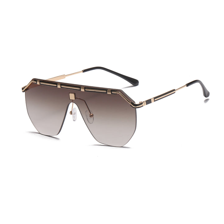 Damer geometrisk Oversized-solbrille Luvikno