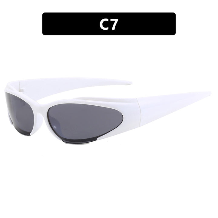 Dame Sporty UV-beskyttende solbrille med aerodynamisk design Luvikno