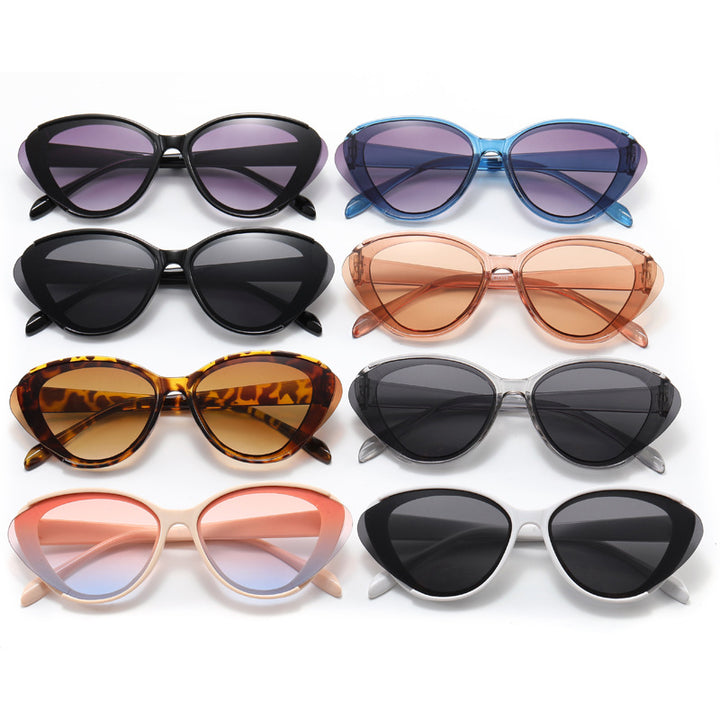 Dame Oversized solbrille med gradient Luvikno