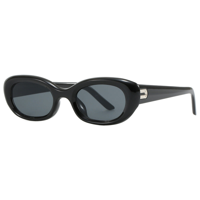 Dame moteriktig solbrille med oval design og UV-beskyttelse Luvikno
