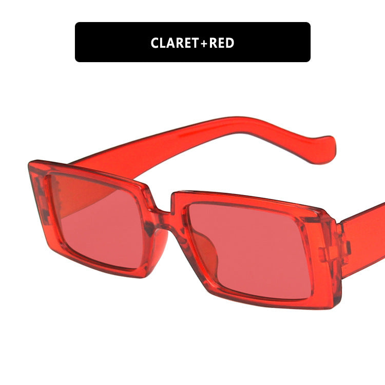 Dame kvadratisk solbrille med moderne ramme og stillegant design Luvikno