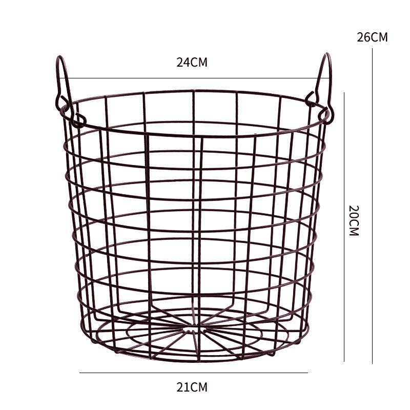 Unisex trådkurv med ergonomisk bærehåndtak Luvikno