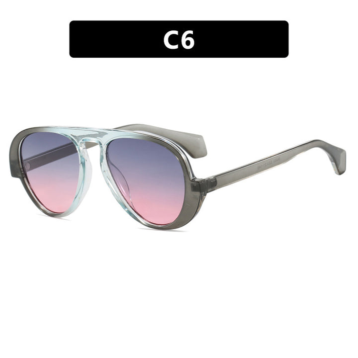 Dame solbrille med unikt retro-ramme og UV-beskyttelse Luvikno