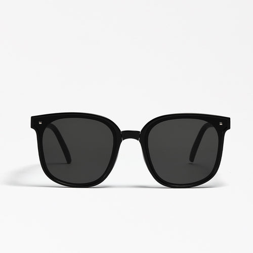 Dame kvadratisk solbrille med innovativ ramme i plast og polarisert glass Luvikno