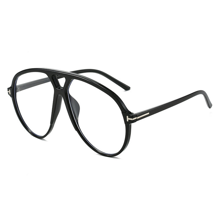 Dame oversized solbriller i moderne avangardistisk design Luvikno