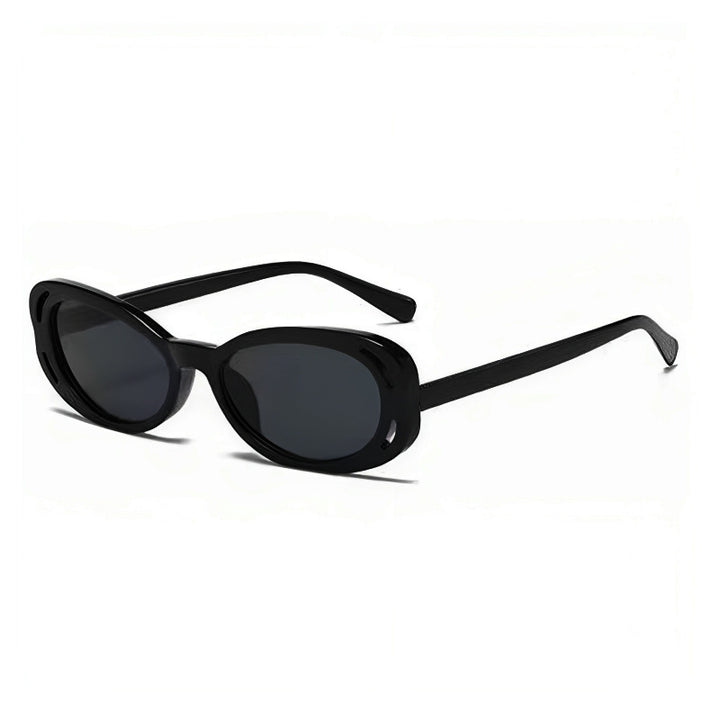 Damer Cat-Eye solbriller med elegant, transparent ramme og UV-beskyttelse Luvikno