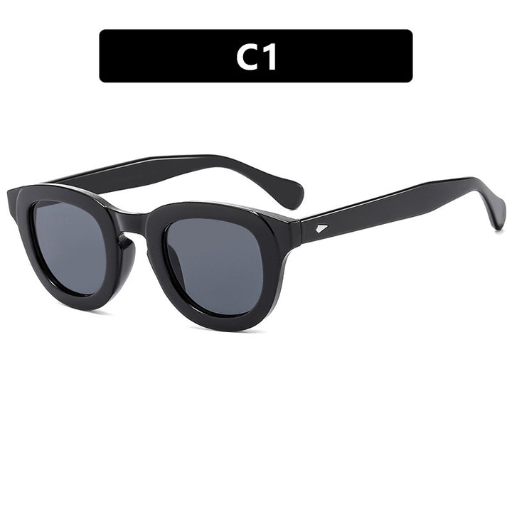 Dame stilige Cat-Eye solbriller med elegant ramme og polariserte linser Luvikno