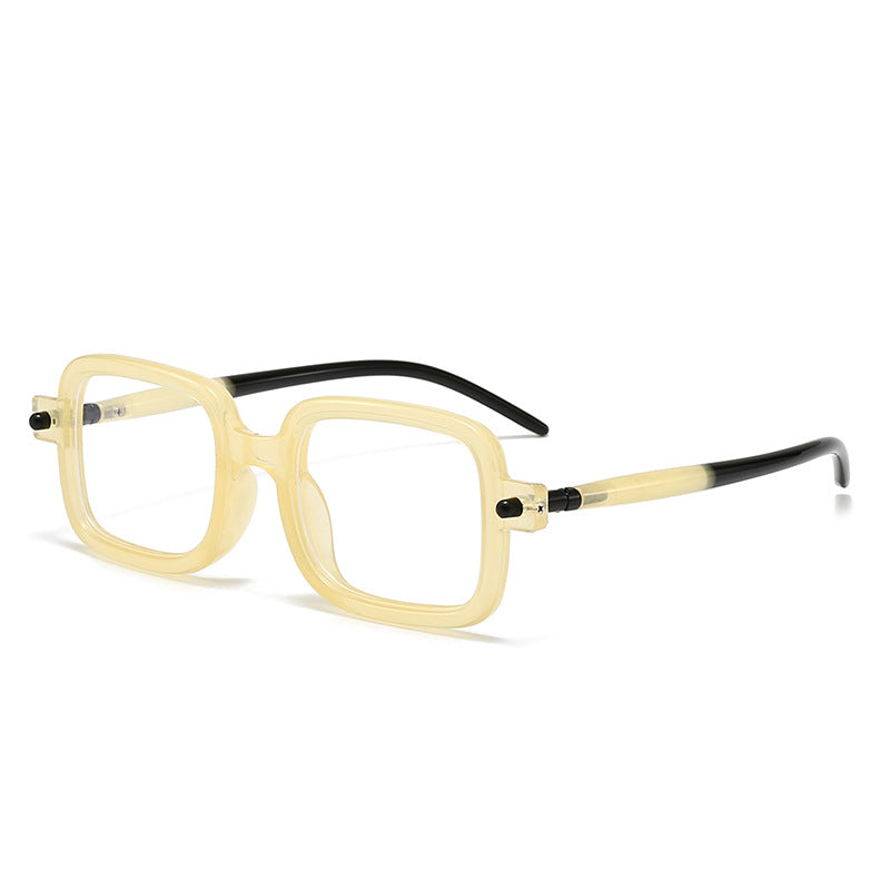 Dame moteriktig kvadratisk brille med stilige detaljer Luvikno