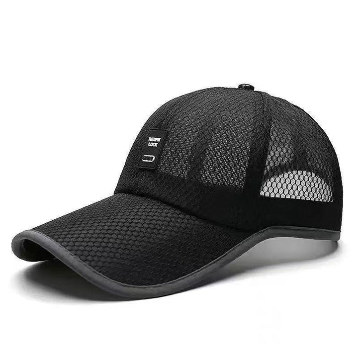 pustende mesh baseball caps med justerbar bakre stropp og buet brem Luvikno