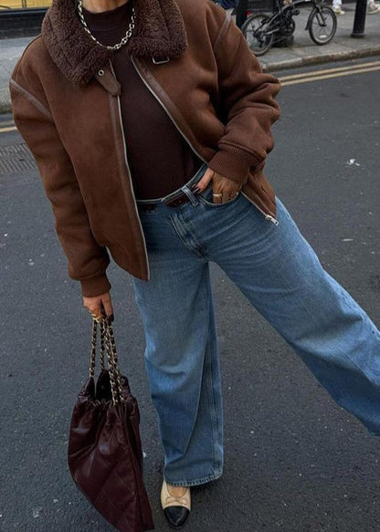 Luvik | Lentotakki villasekoitteesta