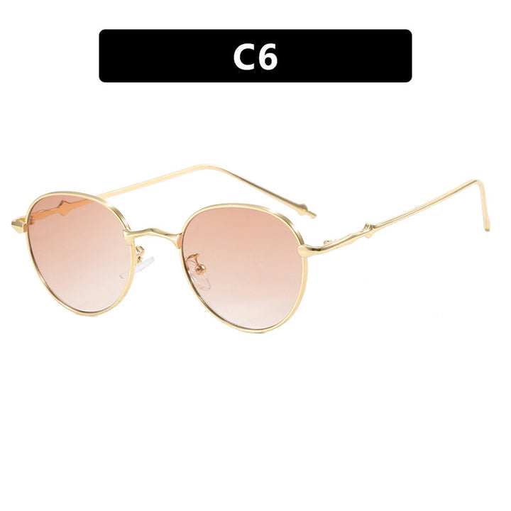 Dame elegant solbrille i moderne oval design Luvikno