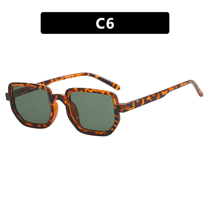 Dame geometrisk solbrille med moderne ramme og beskyttende glass Luvikno