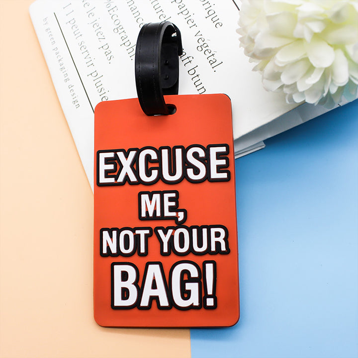 Unisex Bagasjelapp med humoristisk sitat Luvikno