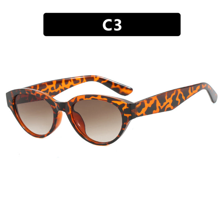 Dame Cat-Eye solbriller med beskyttende UV-filter og elegant ramme Luvikno