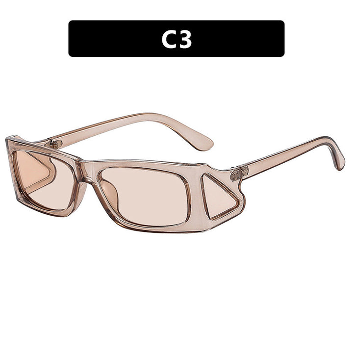 Damer ekstravagante solbrille i geometrisk design Luvikno