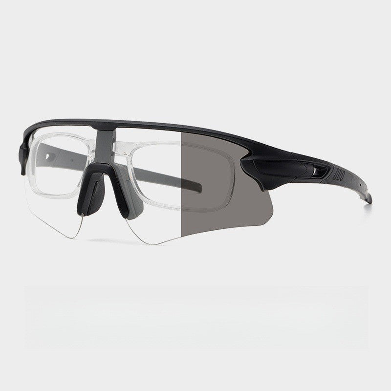 Unisex Sportslig høytytende solbrille med aerodynamisk design og justerbart nesepad Luvikno
