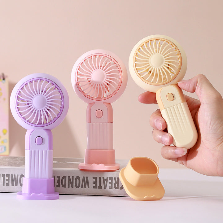 Dame Bærbar Håndvifte med USB-ladingsfunksjon og ergonomisk design Luvikno