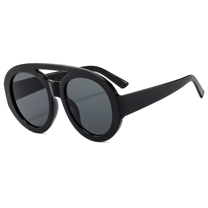Dame Mote Solbriller i futuristisk oversized-design Luvikno