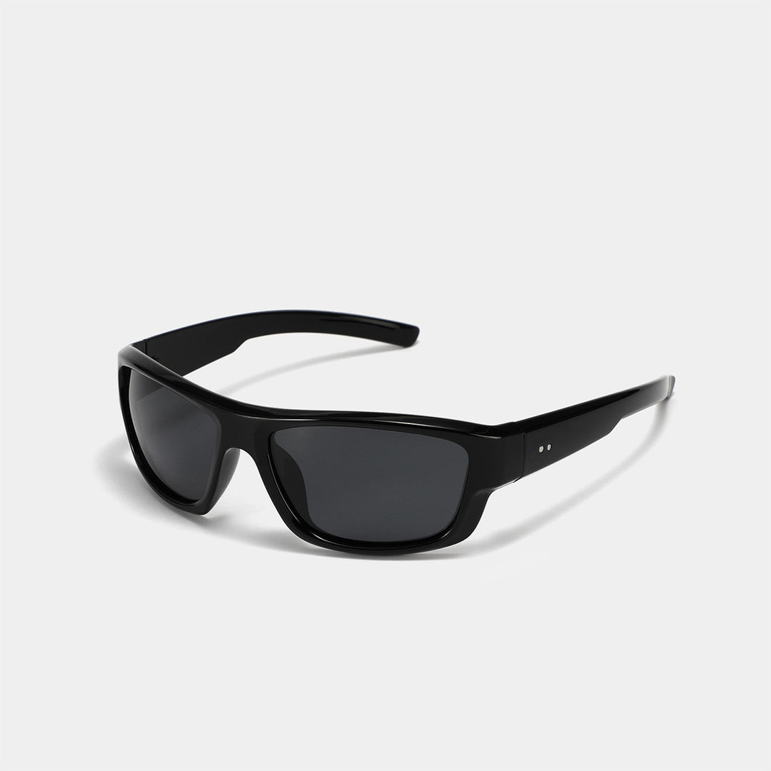 Dame sporty solbriller med bred UV-beskyttelse og lett ramme Luvikno