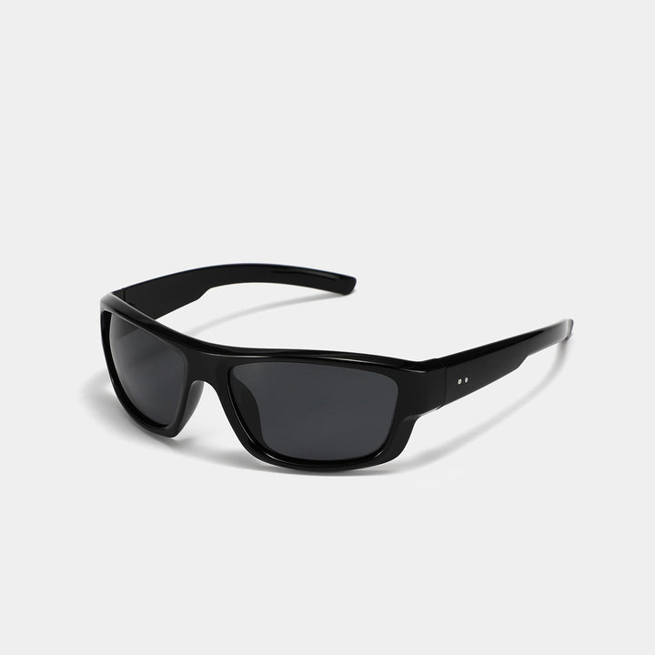 Dame sporty solbriller med bred UV-beskyttelse og lett ramme Luvikno