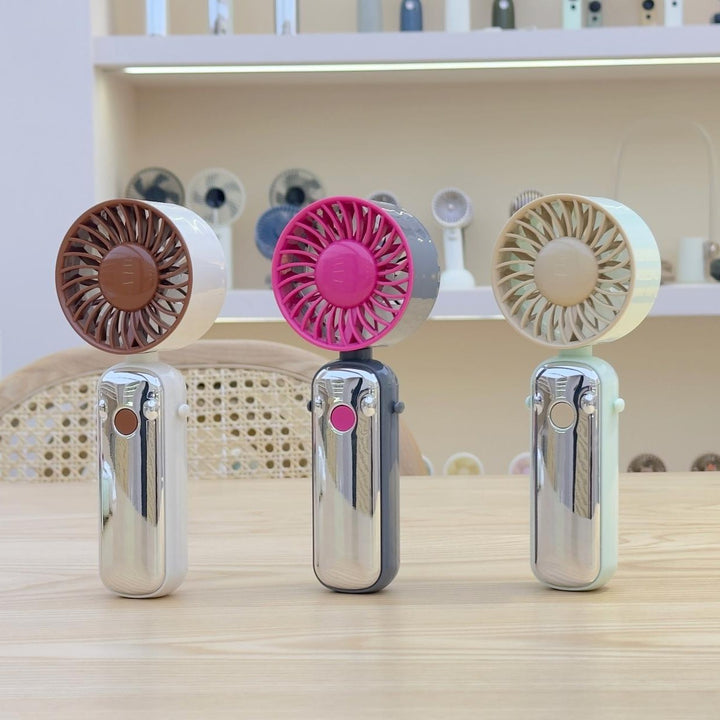 Unisex Bærbar Håndvifte med kraftig batteri og kompakt design Luvikno