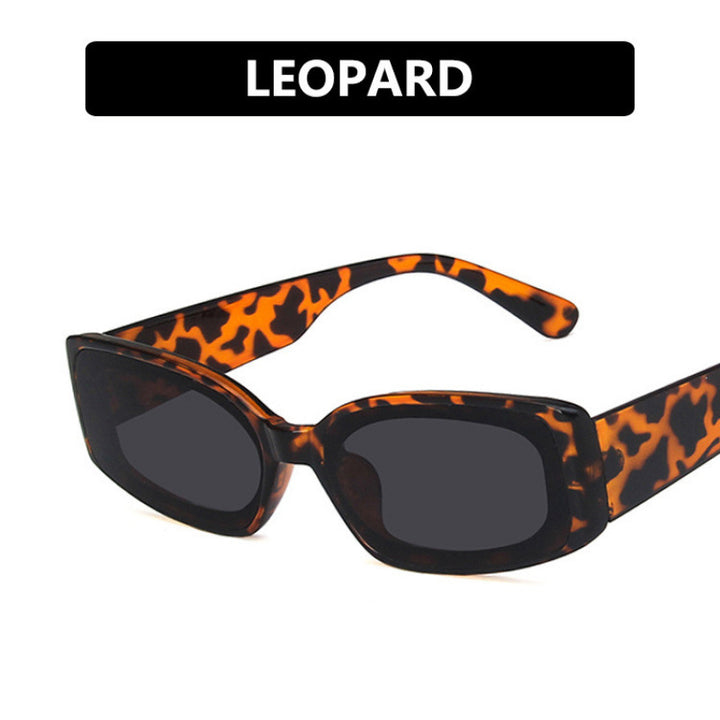 Dame mote solbrille i futuristisk transparentdesign Luvikno